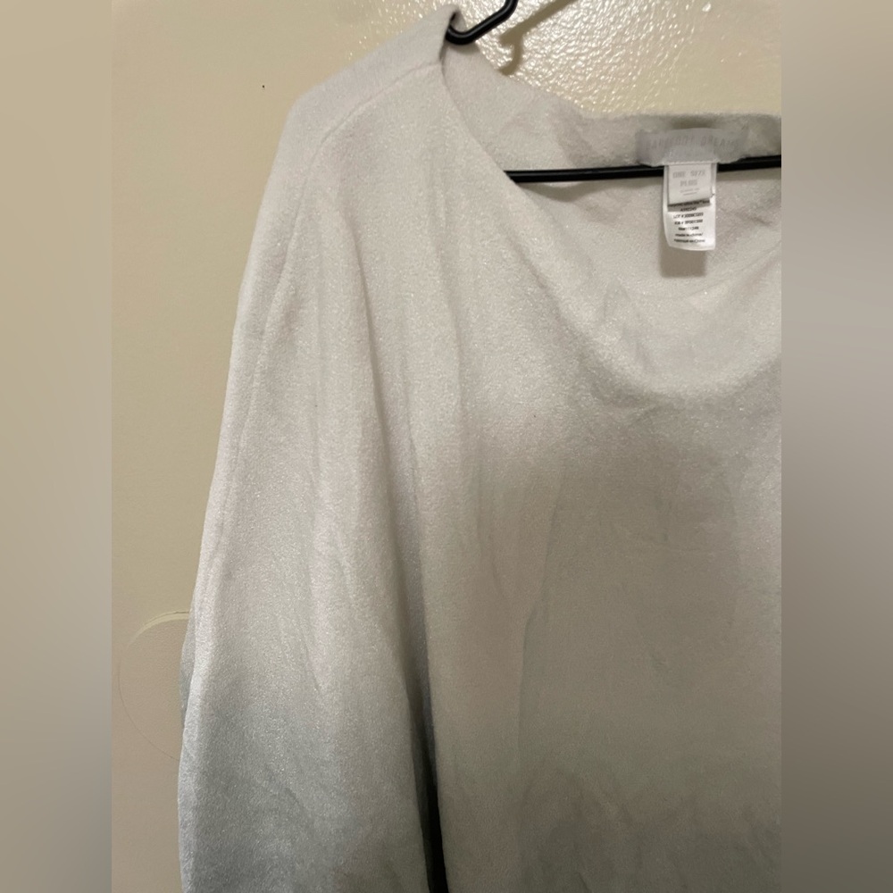 ✨Barefoot Dreams Cozy Chic Ultra Lite Ocean Breeze Poncho Ombré Waterfall Plus - Picture 4 of 8